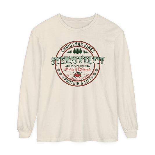 ShEmpower Fit Vintage Christmas Long Sleeve