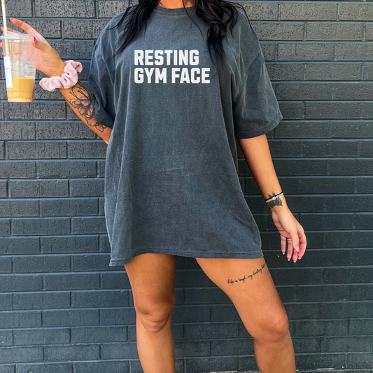Resting gym face - Gym Shirt