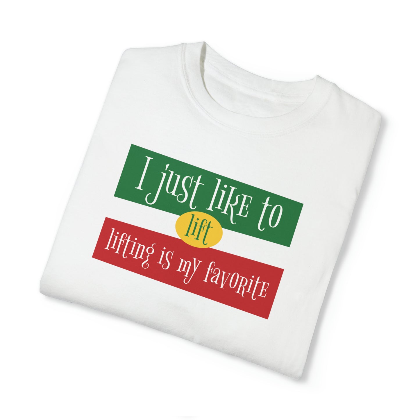 I just like to lift Lifting is my favorite