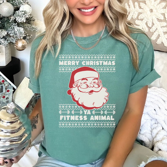 Merry Christmas Ya Fitness Animal