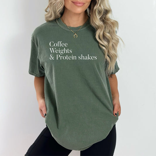 Coffee Weights & Protein shakes