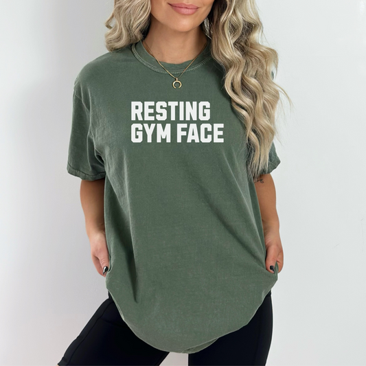Resting gym face - Gym Shirt