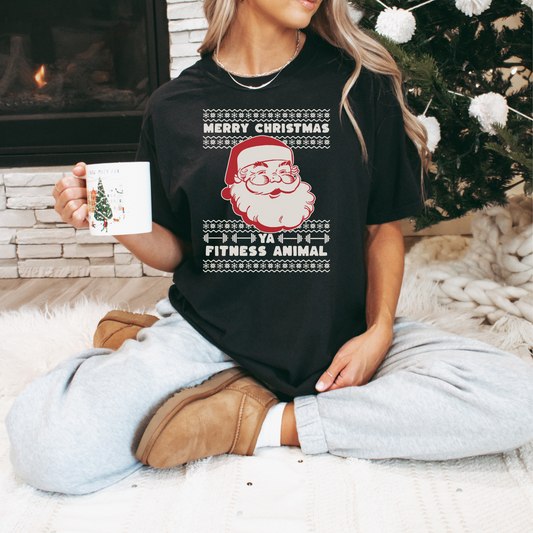 Merry Christmas Ya Fitness Animal