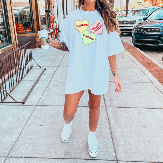 Candy Leg Day Hearts