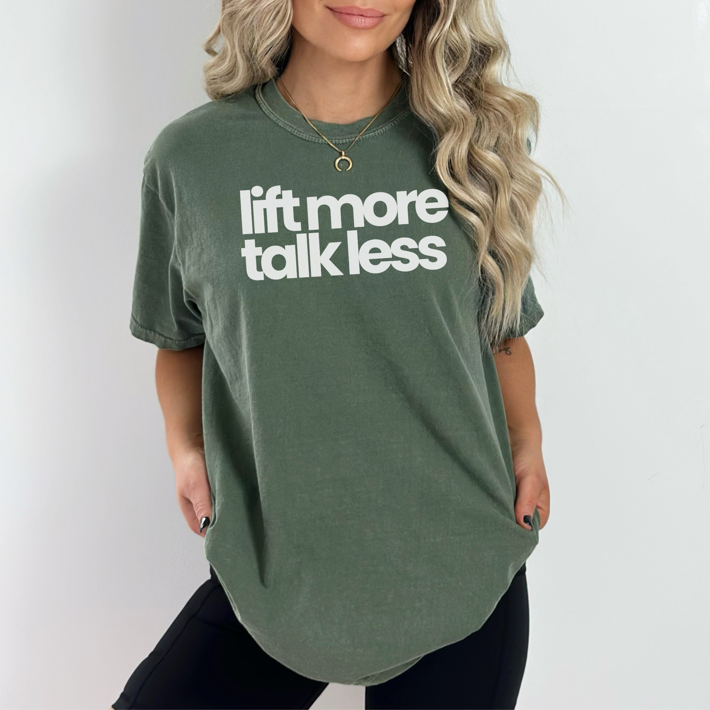 Lift more talk less