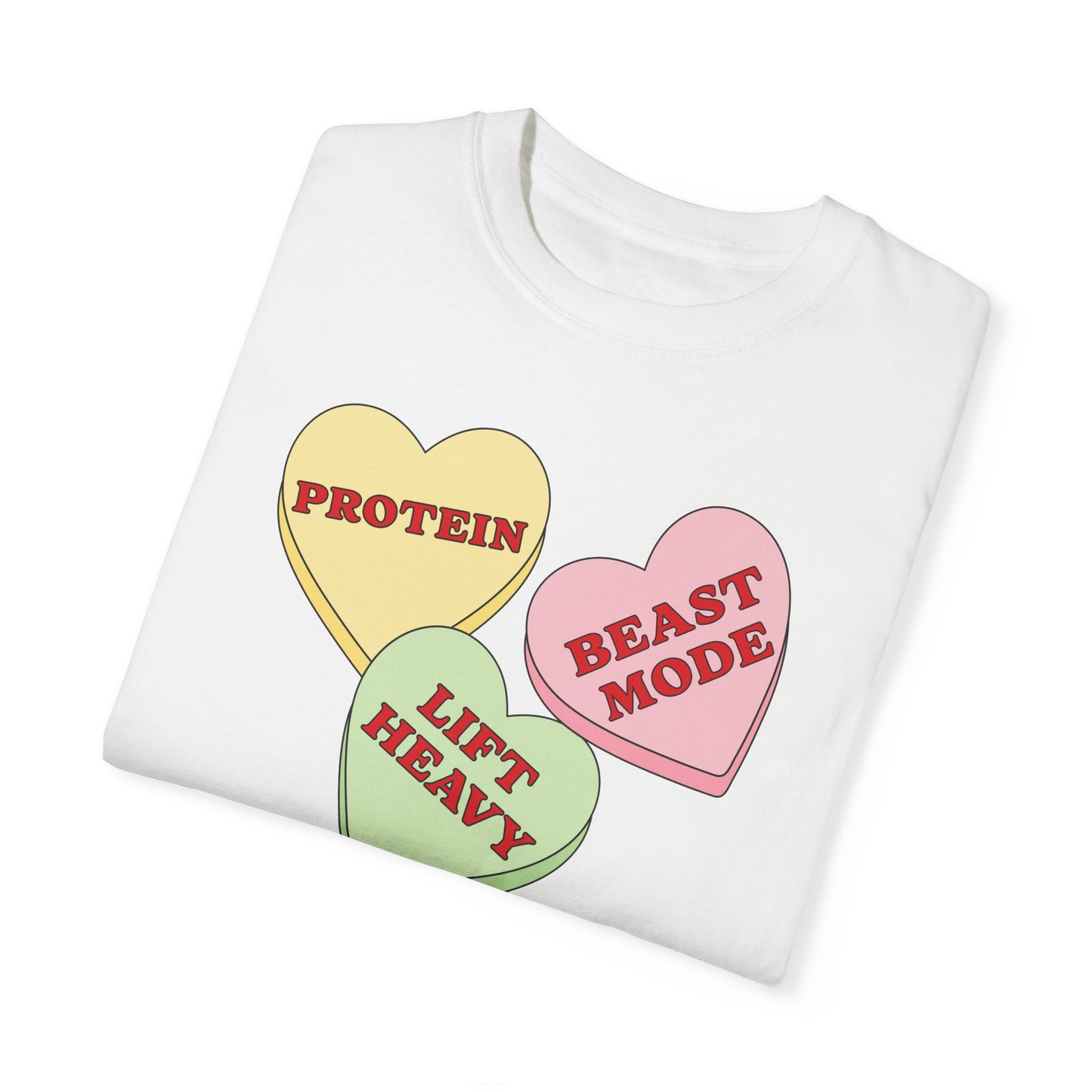 Candy Hearts Gym Shirt